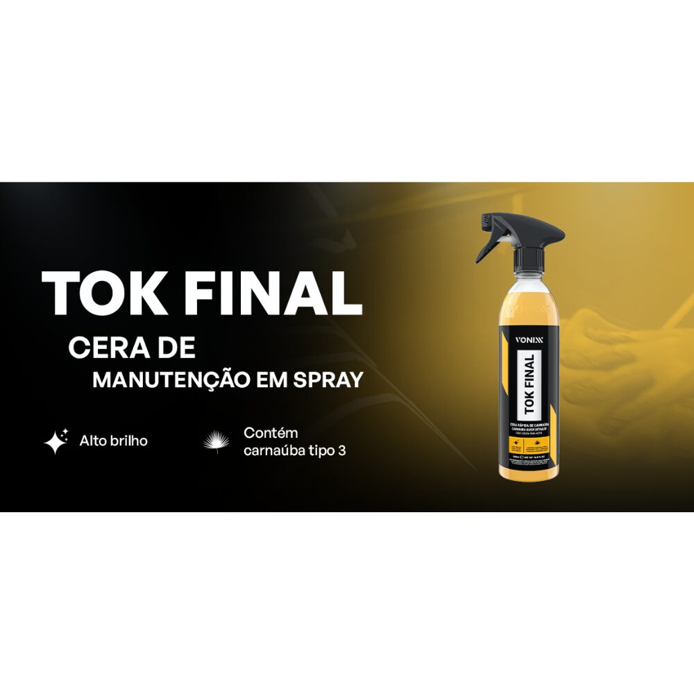 CERA TOK FINAL RÁPIDA CARNAUBA 500ml VONIXX - Imagem 2