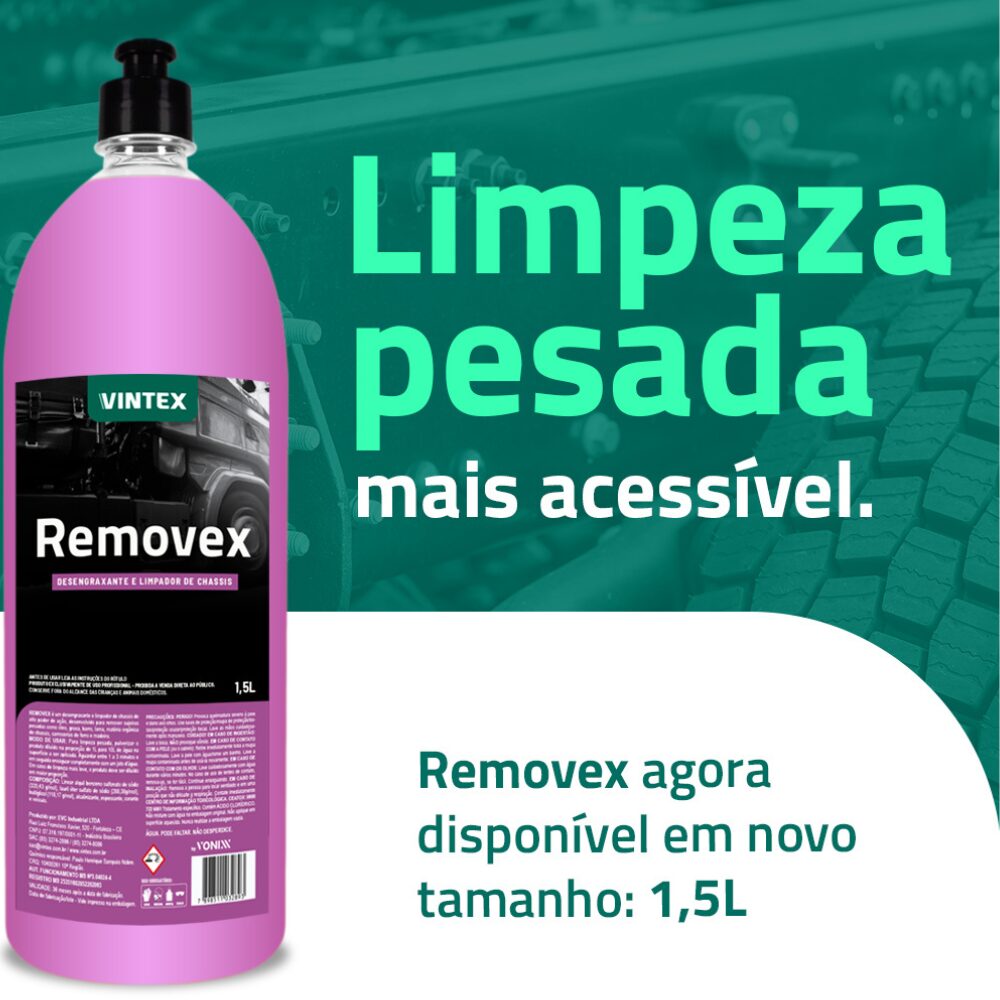 REMOVEX DESENGRAXANTE 1,5lt VINTEX - Imagem 2