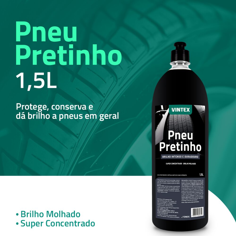 PNEU PRETINHO 1,5lt VINTEX - Imagem 2