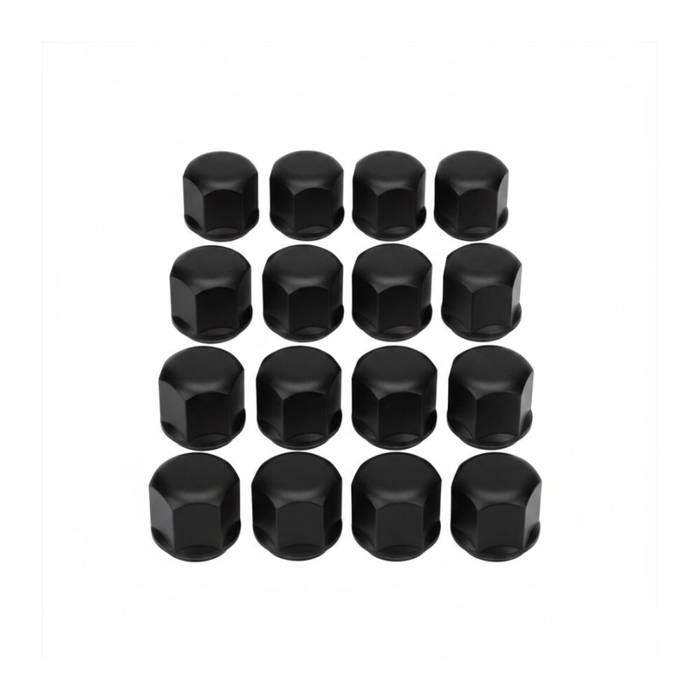 CAPA PARAFUSO 17mm PRETO LISO C/16uni SHEKPARTS - Imagem 2